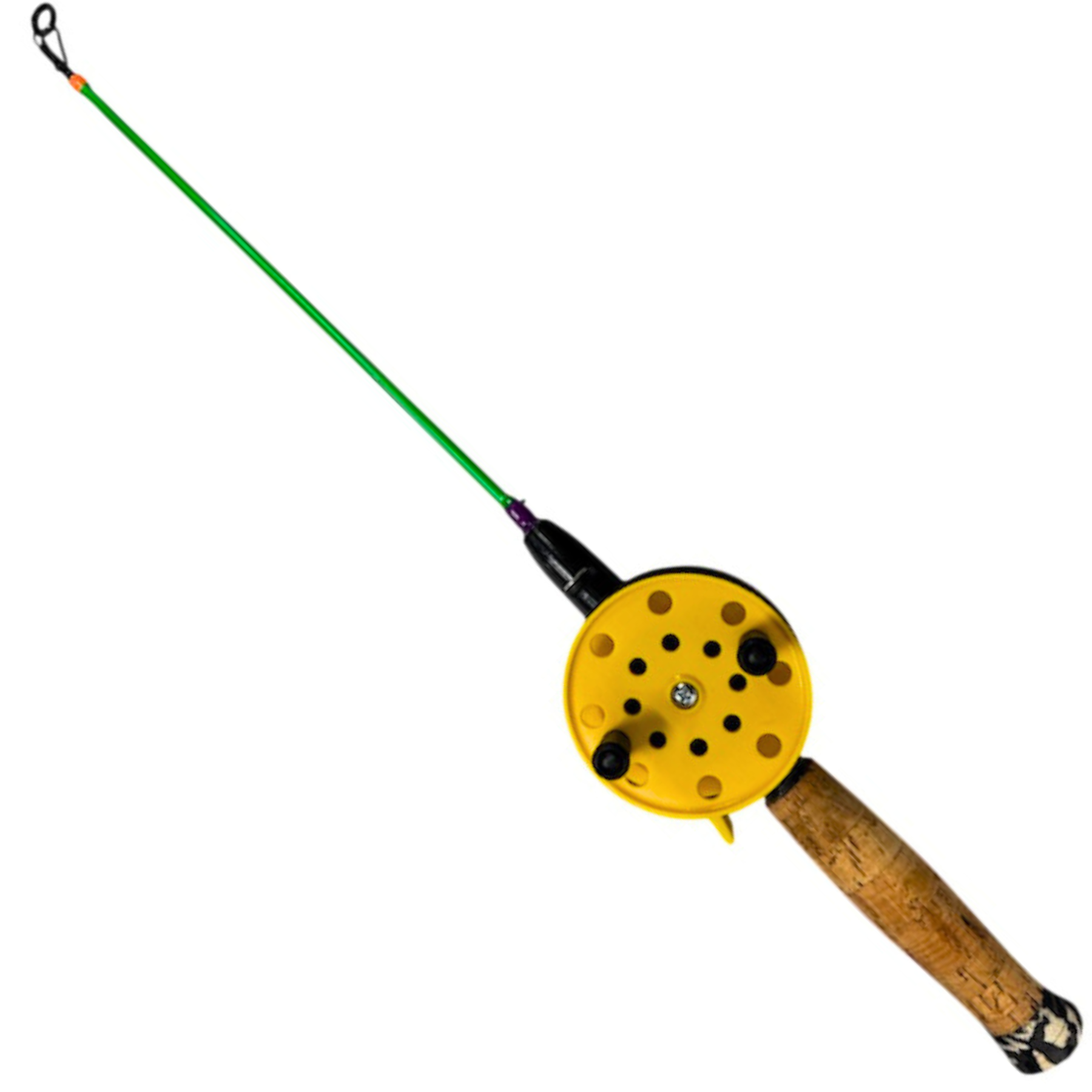 Kirpunvapa Modattu Delfin 70mm 47cm Pilkkivapa pystypuola | Jäykkä - FL.Vihreä