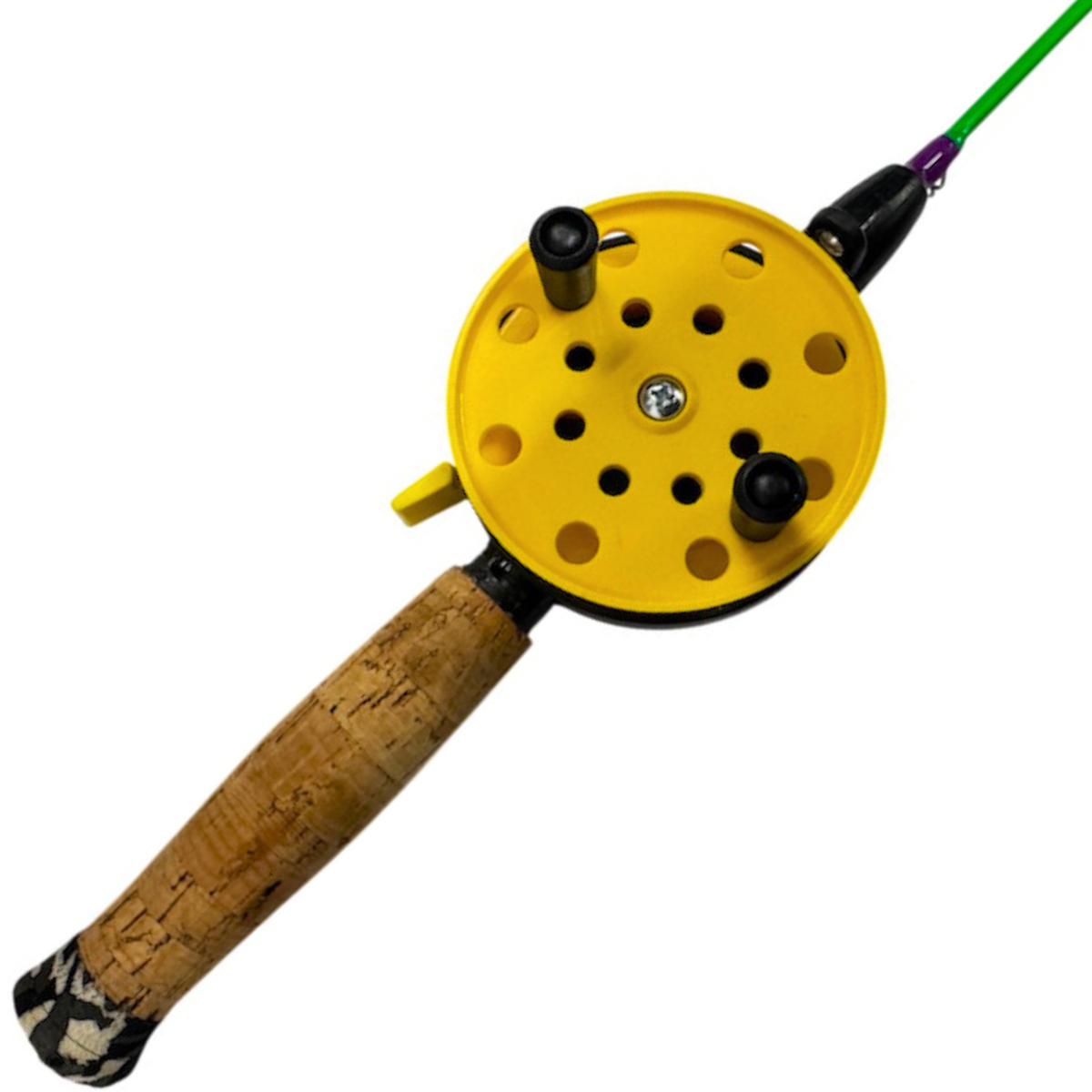 Kirpunvapa Modattu Delfin 70mm 47cm Pilkkivapa pystypuola | Jäykkä - FL.Vihreä