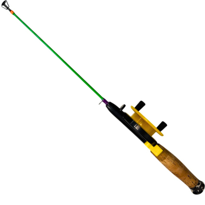 Kirpunvapa Modattu Delfin 70mm 47cm Pilkkivapa pystypuola | Jäykkä - FL.Vihreä