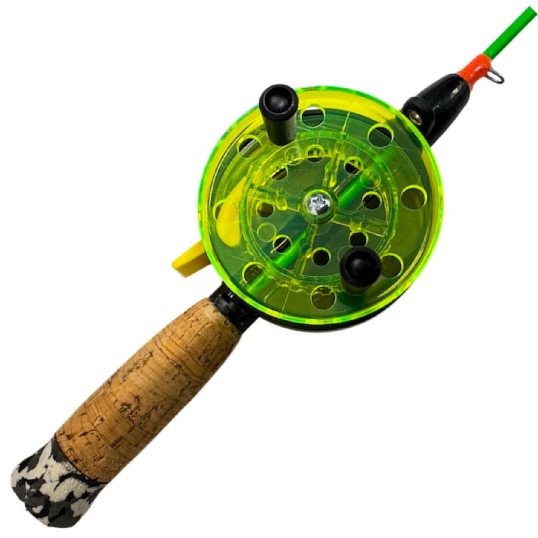 Kirpunvapa Modattu Delfin 70mm 47cm Pilkkivapa vaakapuola | Jäykkä - FL.Vihreä