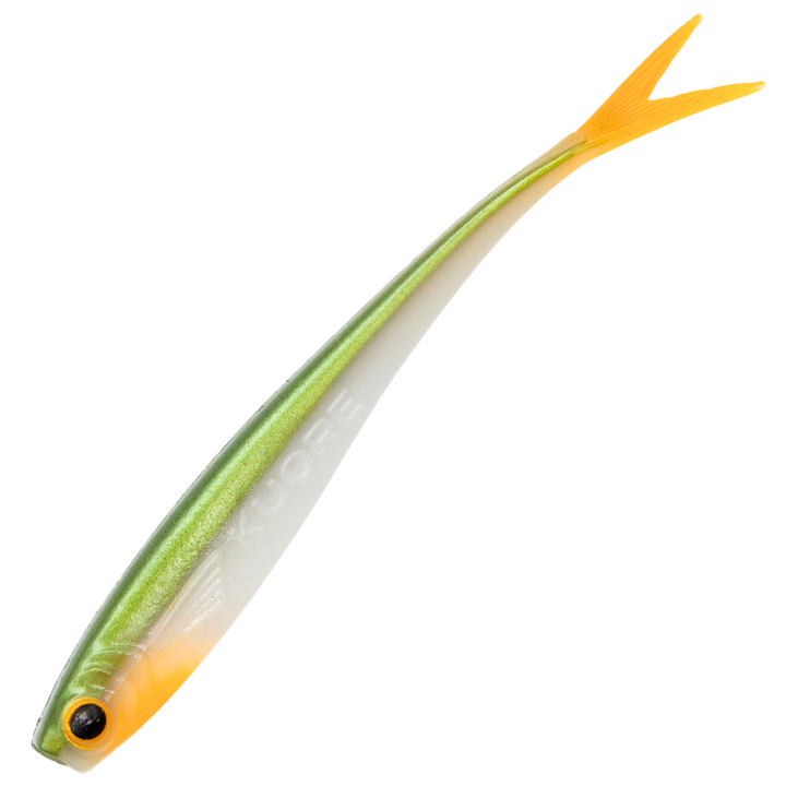 Kuore Feather 9cm 2.7g Jigi 4kpl | Fire Olive UV