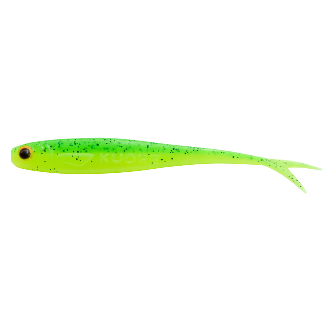 Kuore Feather 9cm 2.7g Jigi 4kpl | Fire Perch UV