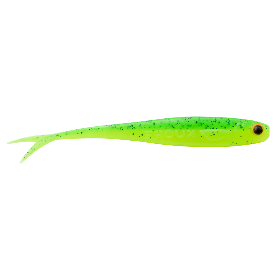 Kuore Feather 9cm 2.7g Jigi 4kpl | Fire Perch UV
