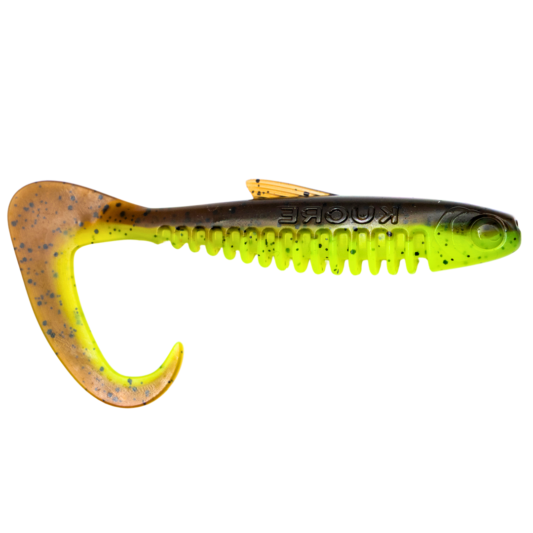 Kuore Reaper 7cm 2.5g Jigi 3kpl | Chartreuse Brown UV
