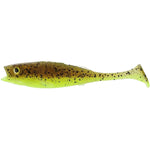 LMAB KØFI Perch Shad Jigi 7cm 5kpl | Green Pumpkin Chartreuse