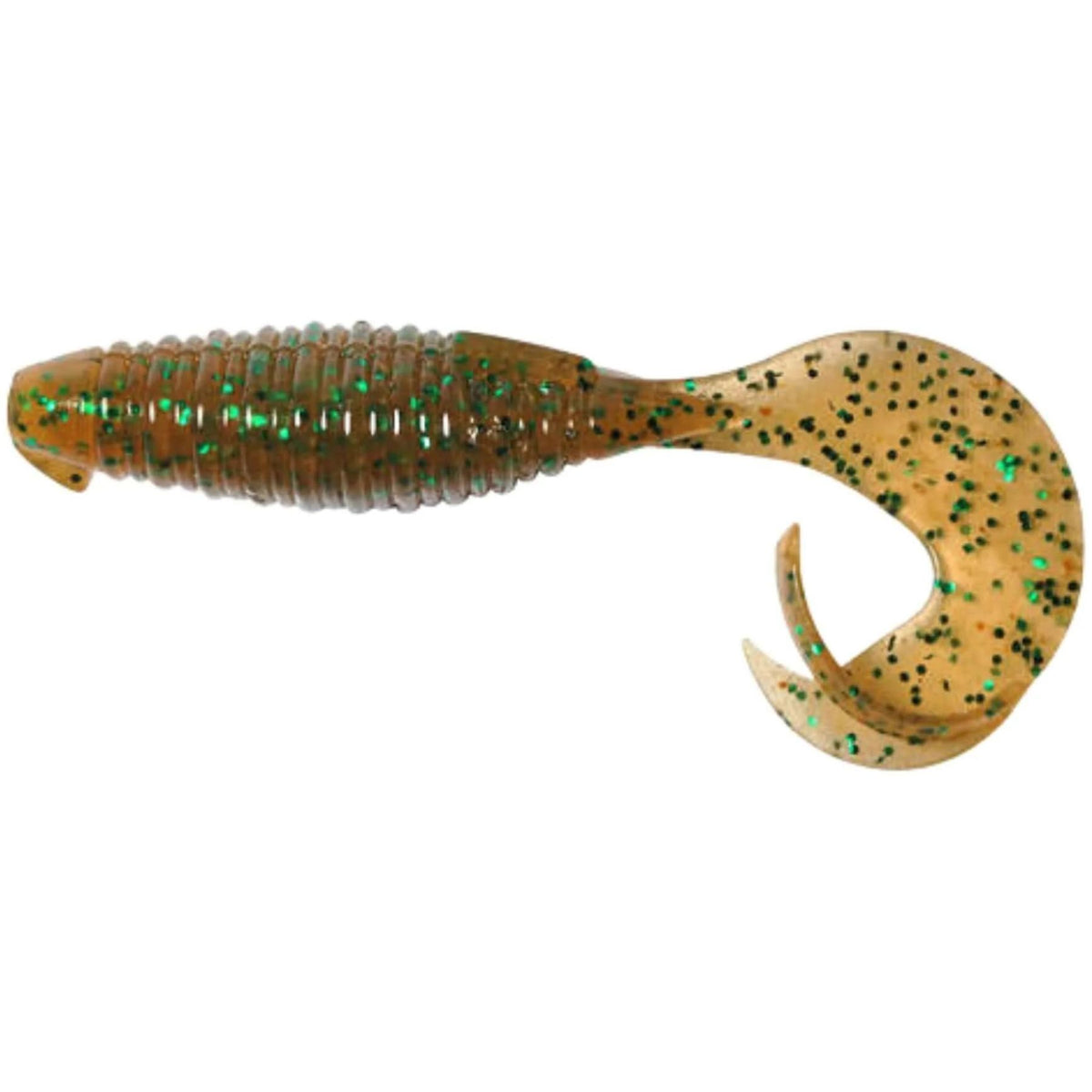 Keitech Flapper Grub Jigi 4&quot; 7kpl | Pumpkin Green FLK