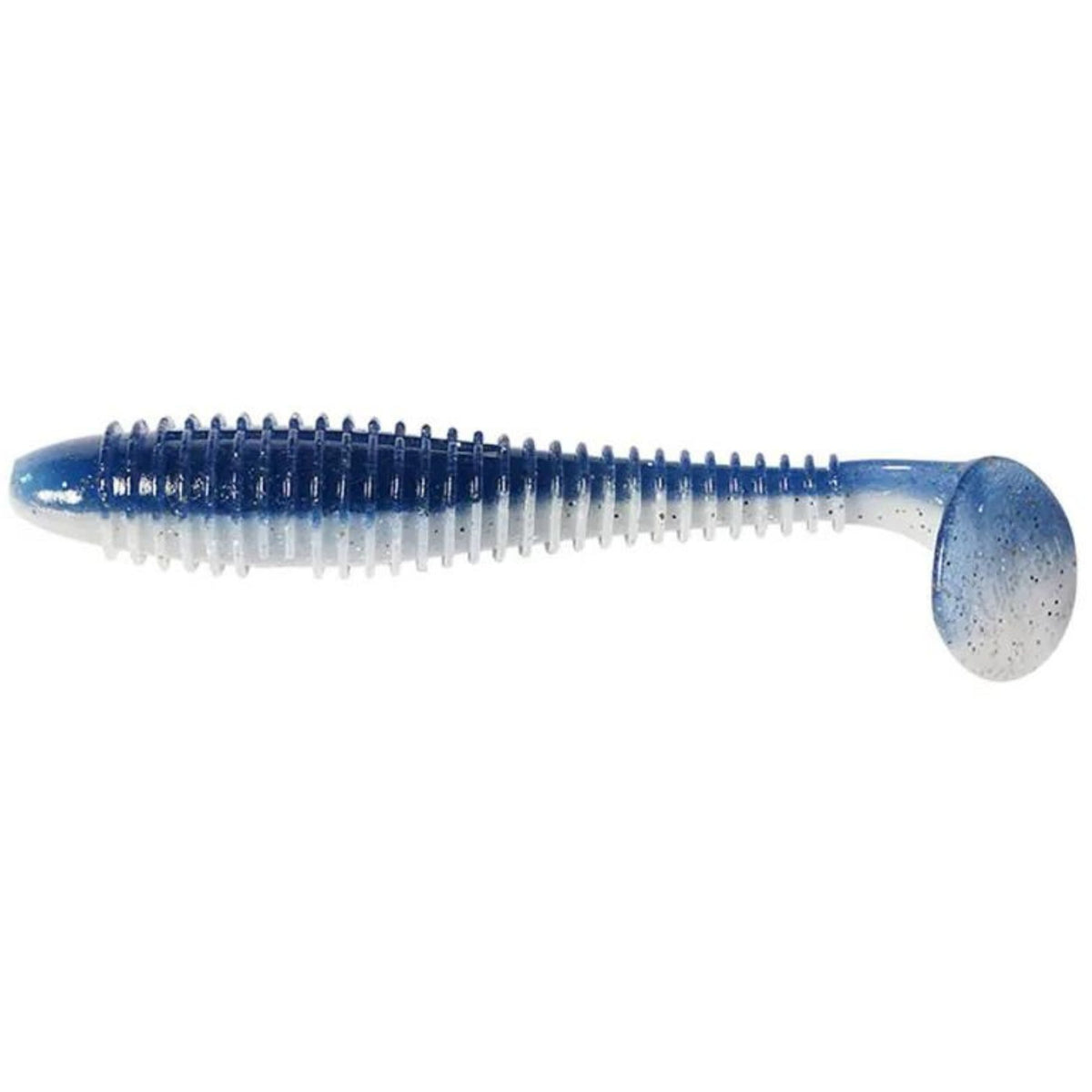 Keitech Swing Impact FAT Jigi 3.8&quot; 6 kpl | Blue Ice Shad