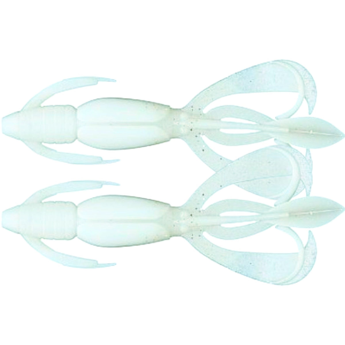 Keitech Crazy Flapper Jigi 2.8" 8kpl | Pearl Glow