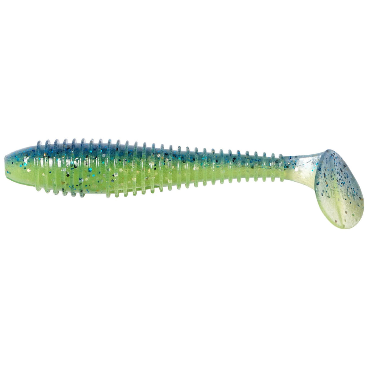 Keitech Swing Impact FAT Jigi 6.8" 3kpl | Blue X Chart