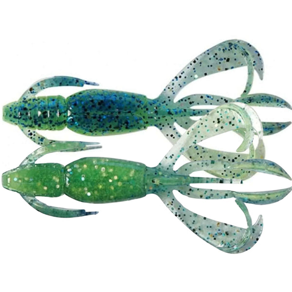 Keitech Crazy Flapper Jigi 2.8" 8kpl | Blue X Chart