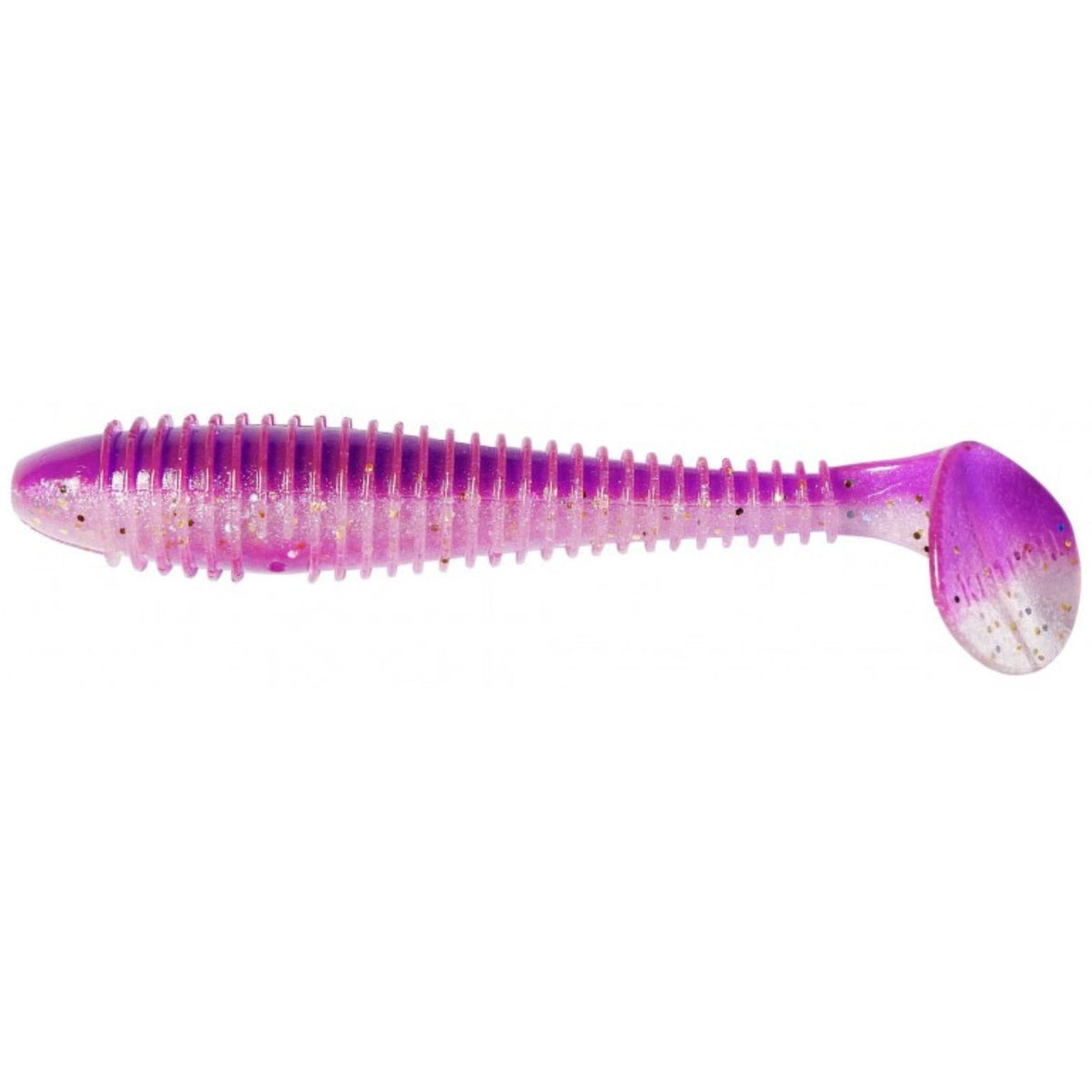 Keitech Swing Impact FAT Jigi 3.8&quot; 6 kpl | Grape Stardust