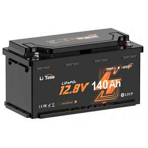 LiTime LiFePo4-litiumakku | 12V 140Ah Bluetooth