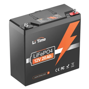 LiTime LiFePo4-litiumakku | 12V 20Ah