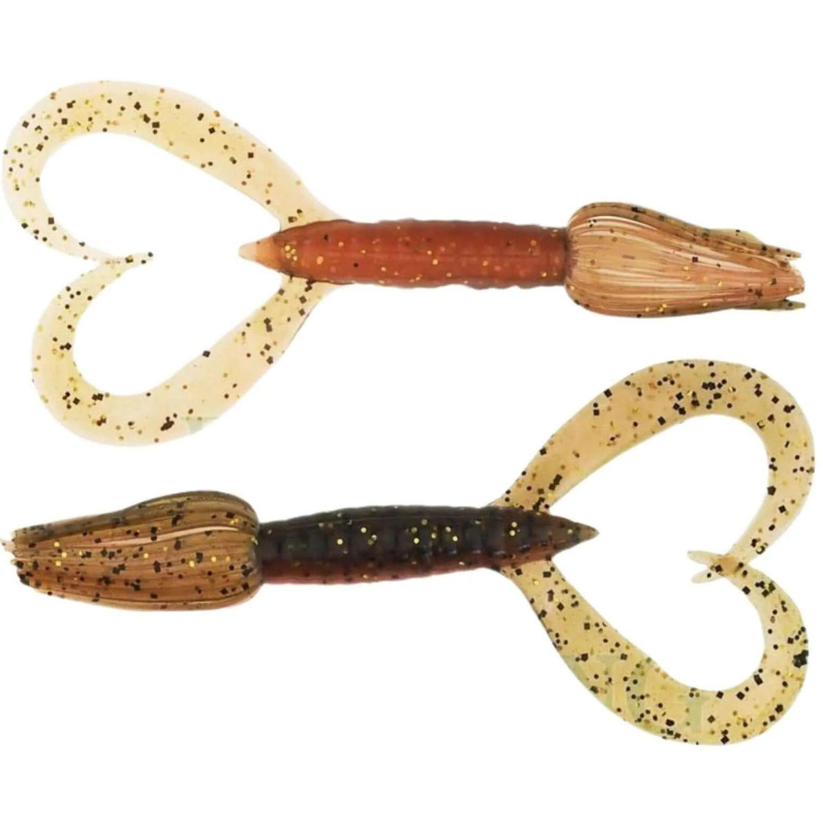 Keitech Little Spider Jigi 3" 8kpl. | Green Pumpkin Orange Gold