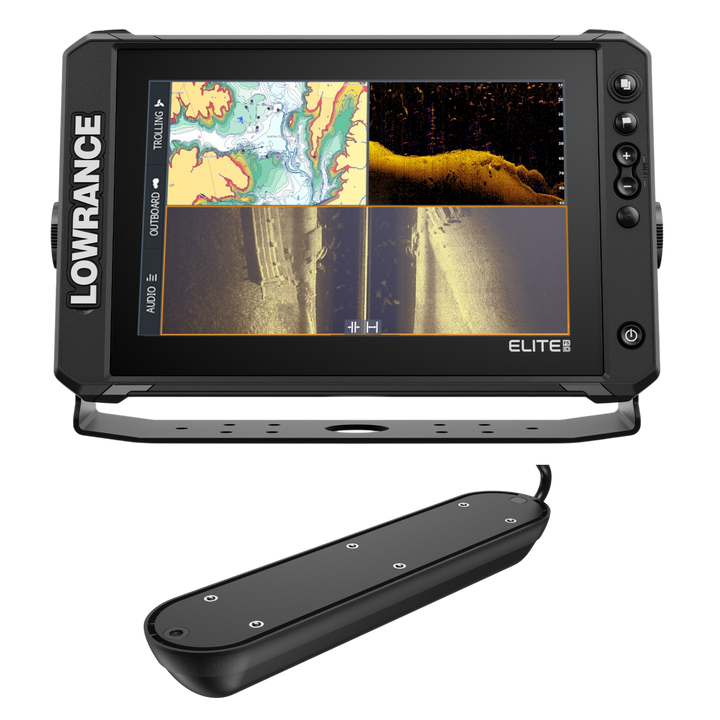 Lowrance Elite FS 10" karttaplotteri/kaikuluotain 3in1-viistoanturilla