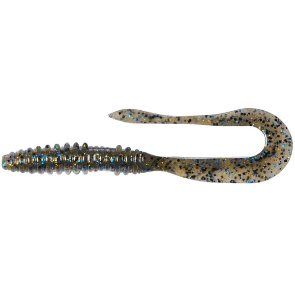 Keitech Mad Wag mini Jigi 3.5" 10kpl | Green Pumpkin PP Blue