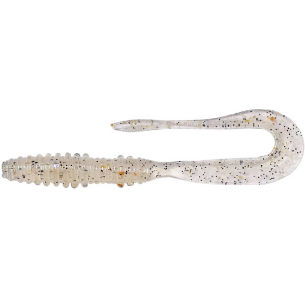 Keitech Mad Wag mini Jigi 3.5" 10kpl | Clear Silver Glow