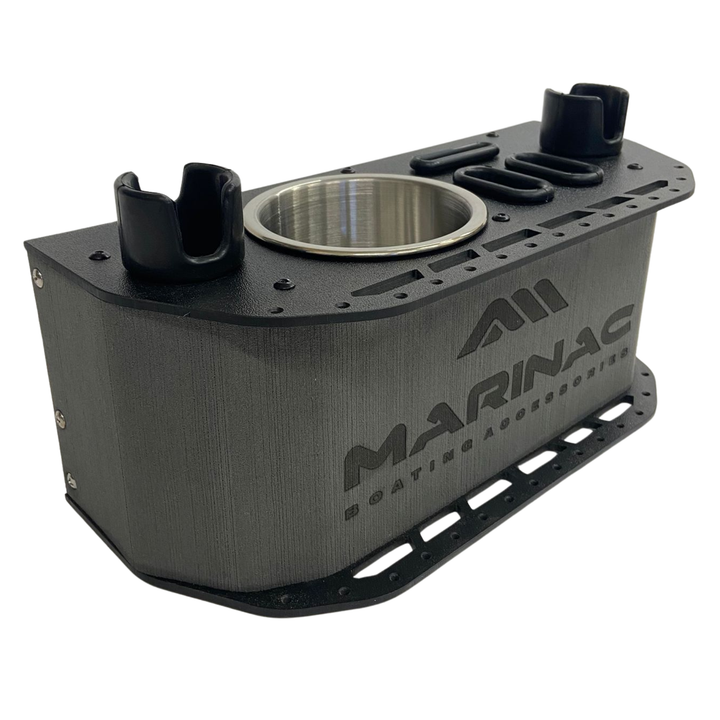 Marinac Boat Organizer L säilytysratkaisu kiskoon tai kiinteään asennukseen