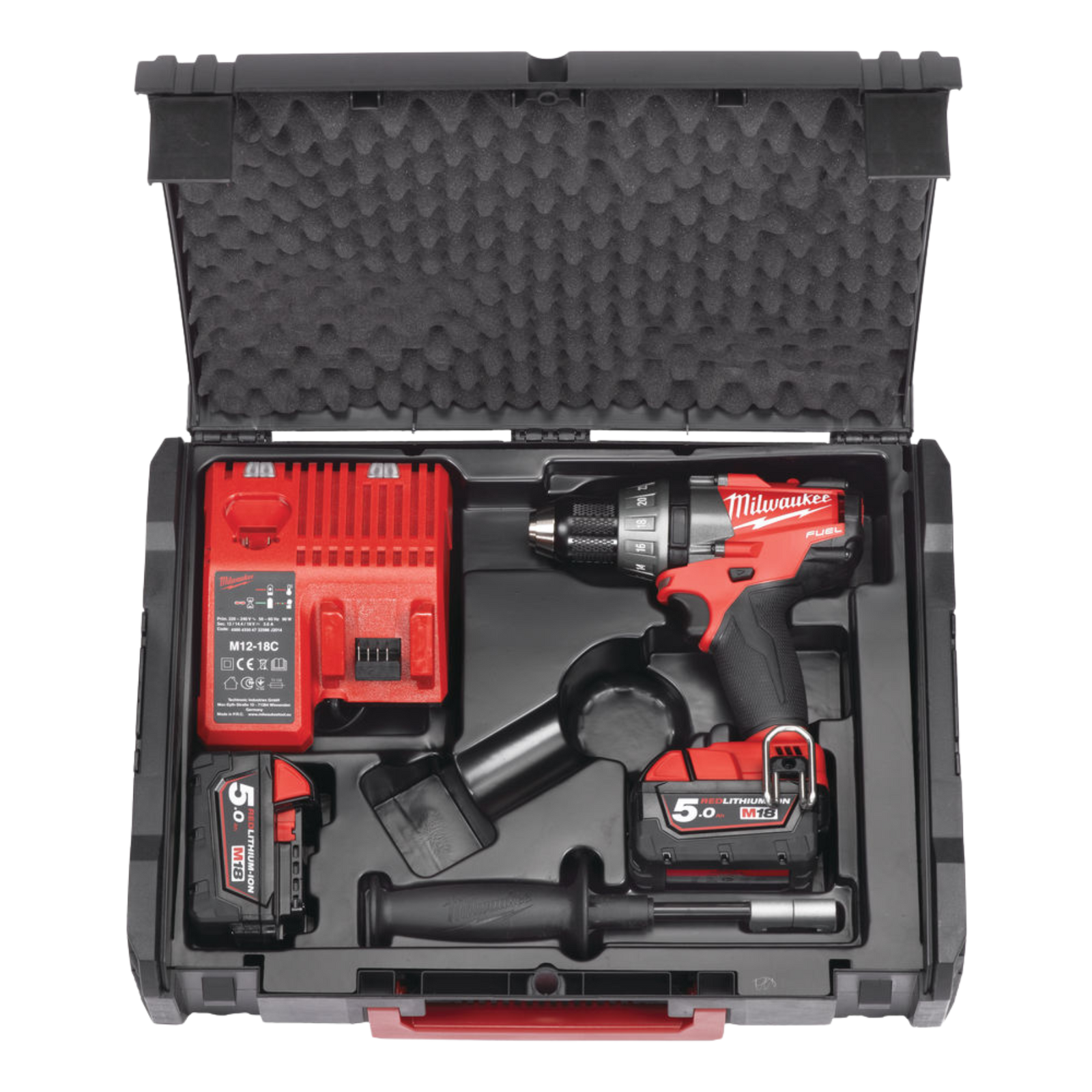 Milwaukee M18 FPD3-502X Akkuporakone Jääkairaan sis. 2×5Ah akut, laturin ja laukun