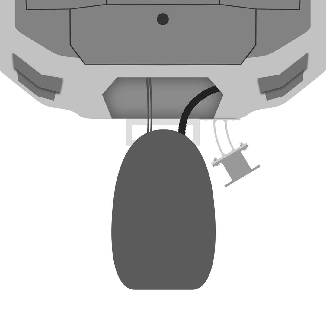 Minn Kota Raptor matalavesiankkurin kannake 3" | Valkoinen