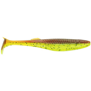 Rapala Crushcity The Kickman Jigi 4" 3kpl | Motor Oil Chartreuse