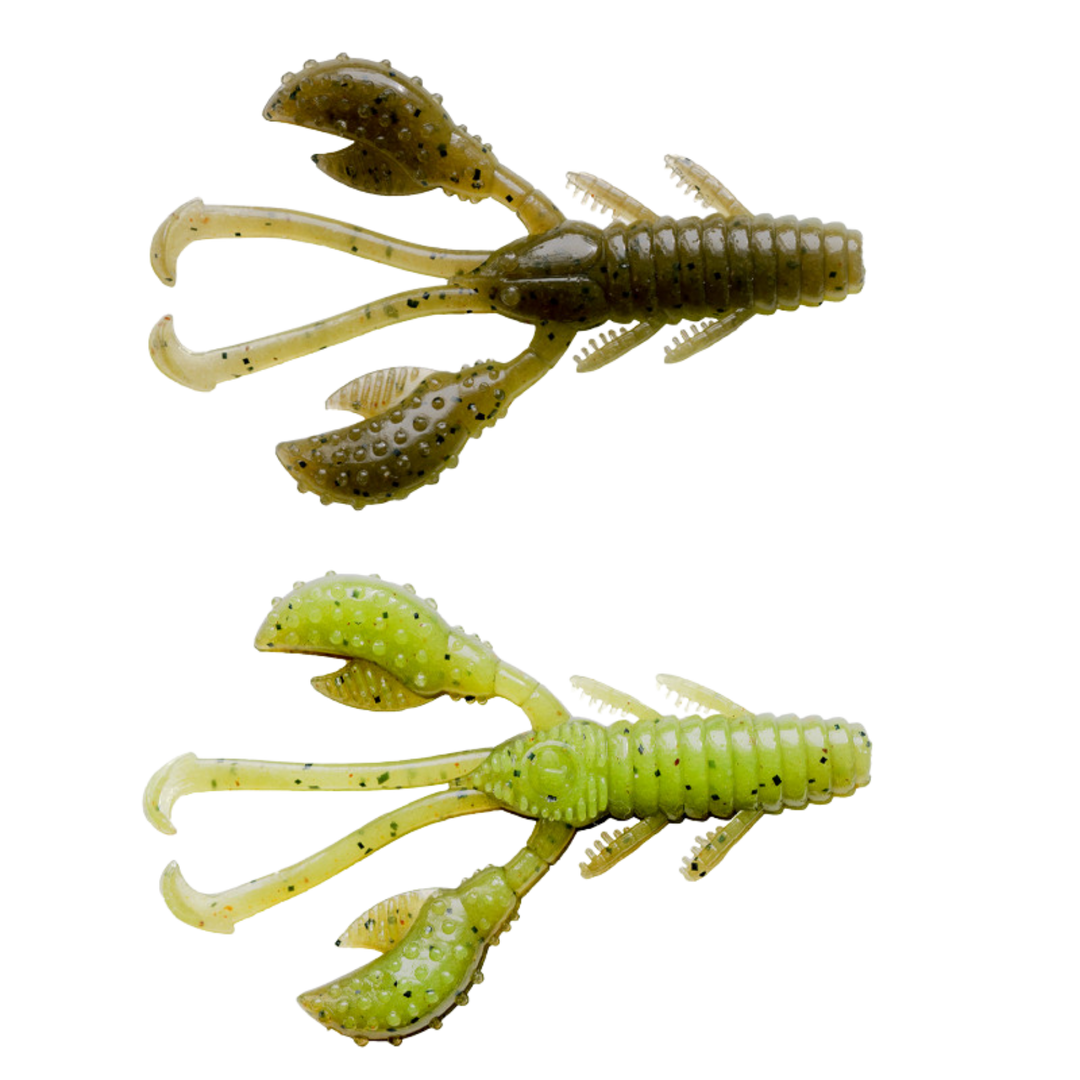 Noike Mighty Mama 2.8" Jigi 7kpl | #131 - Green Pumpkin Chartreuse