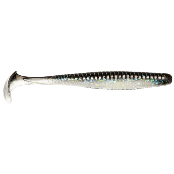 Noike Smokin' Swimmer 4" Jigi 6kpl | #148 Black Shiner