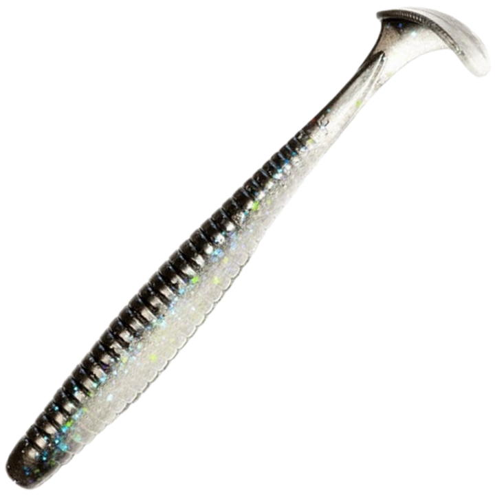 Noike Smokin' Swimmer 4" Jigi 6kpl | #148 Black Shiner