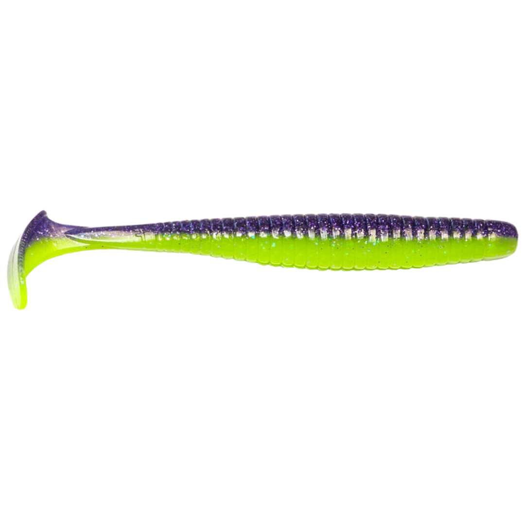 Noike Smokin' Swimmer 4" Jigi 6kpl | #149 Purple Chartreuse