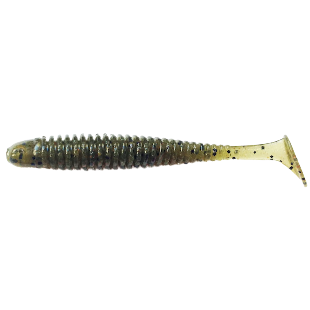Noike Wobble Shad 2" Jigi 12kpl | #01 - Greenpumpkin
