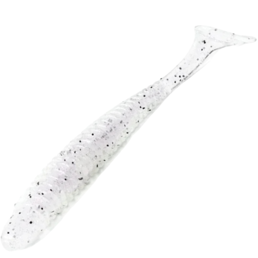 Noike Wobble Shad 2" Jigi 12kpl | #48 - Clear Wakasagi