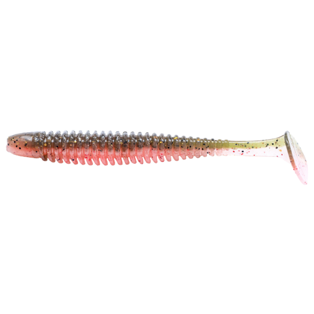 Noike Wobble Shad 3" Jigi 9kpl | #130 Green Pumpkin Blossom
