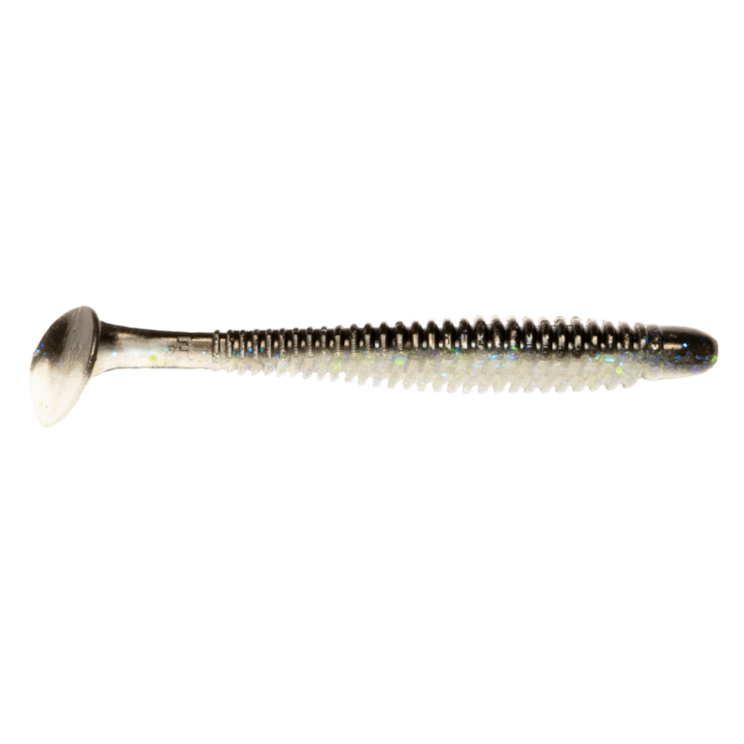 Noike Wobble Shad 3" Jigi 9kpl | #148 Black Shiner