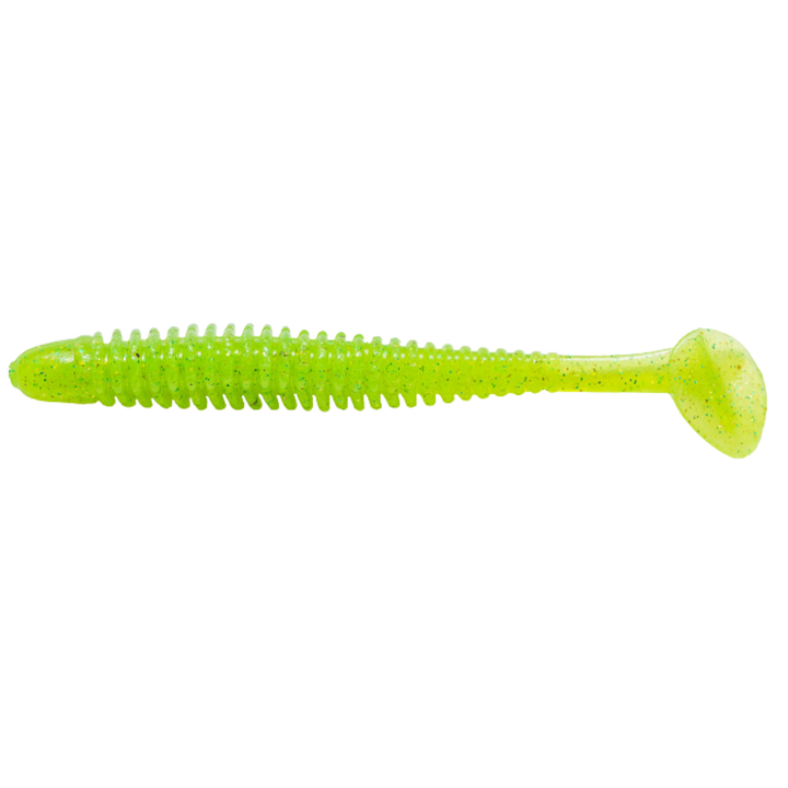 Noike Wobble Shad 3" Jigi 9kpl | #44 Chartreuse