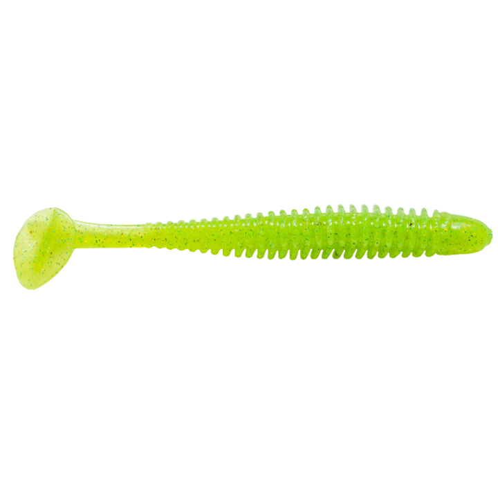 Noike Wobble Shad 3" Jigi 9kpl | #44 Chartreuse