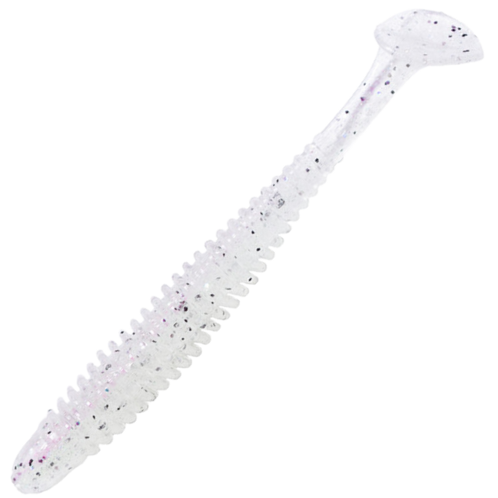 Noike Wobble Shad 3" Jigi 9kpl | #48 Clear Wakasagi