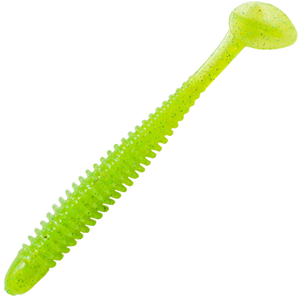 Noike Wobble Shad 4" Jigi 6kpl | #44 Chartreuse