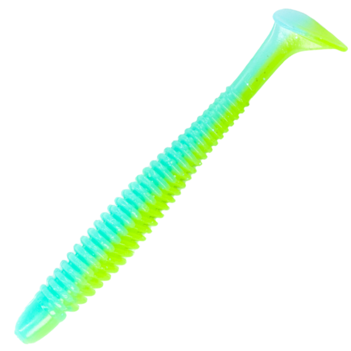 Noike Wobble Shad 7.5" Jigi 2kpl | #147 - Blue Lime Chart