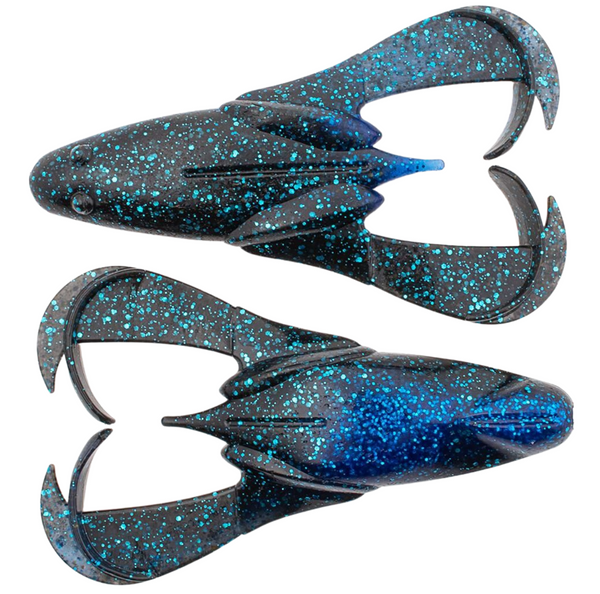 Keitech Noisy Flapper Jigi 3.5" 5kpl | Black Blue