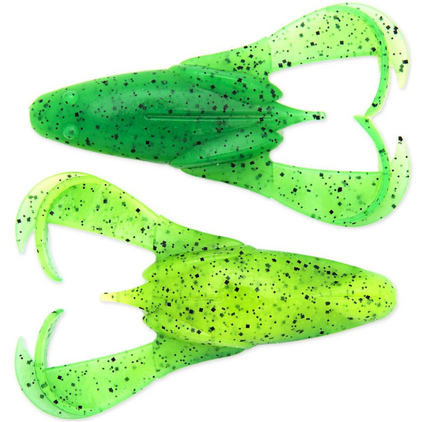 Keitech Noisy Flapper Jigi 3.5" 5kpl | Lime Chartreuse PP