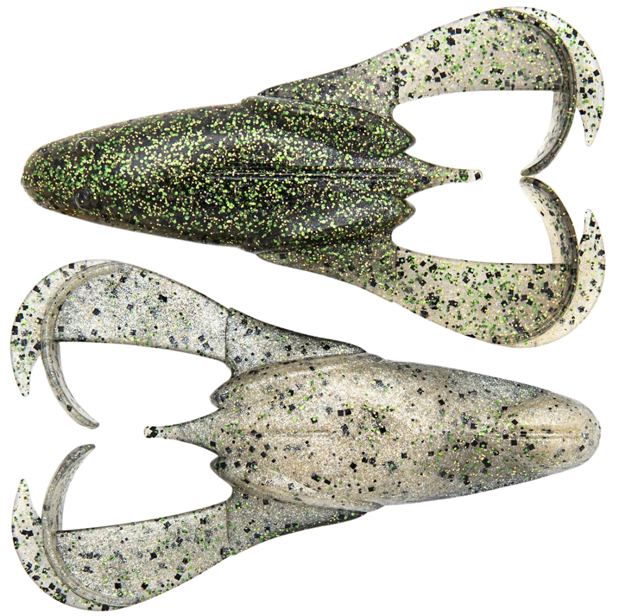 Keitech Noisy Flapper Jigi 3.5" 5kpl | Green Frog