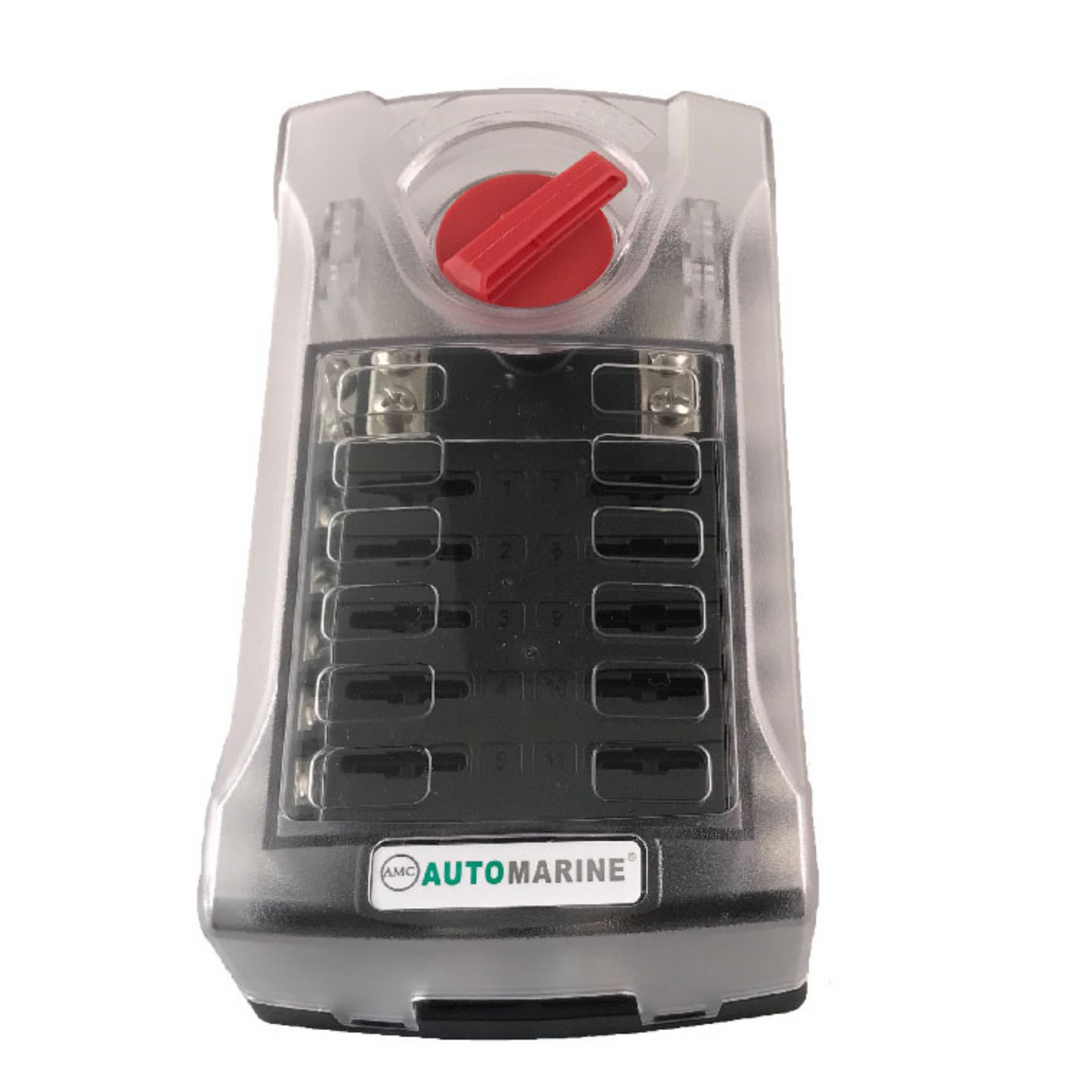 OceanFlex AMC 12-paikkainen Sulakerasia miinuskiskolla