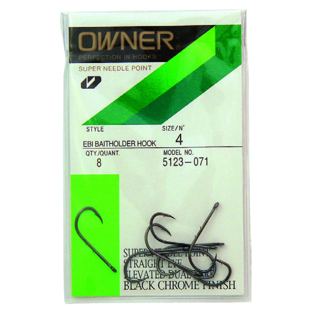 Owner 5123 Ebi Baitholder yksihaarakoukku