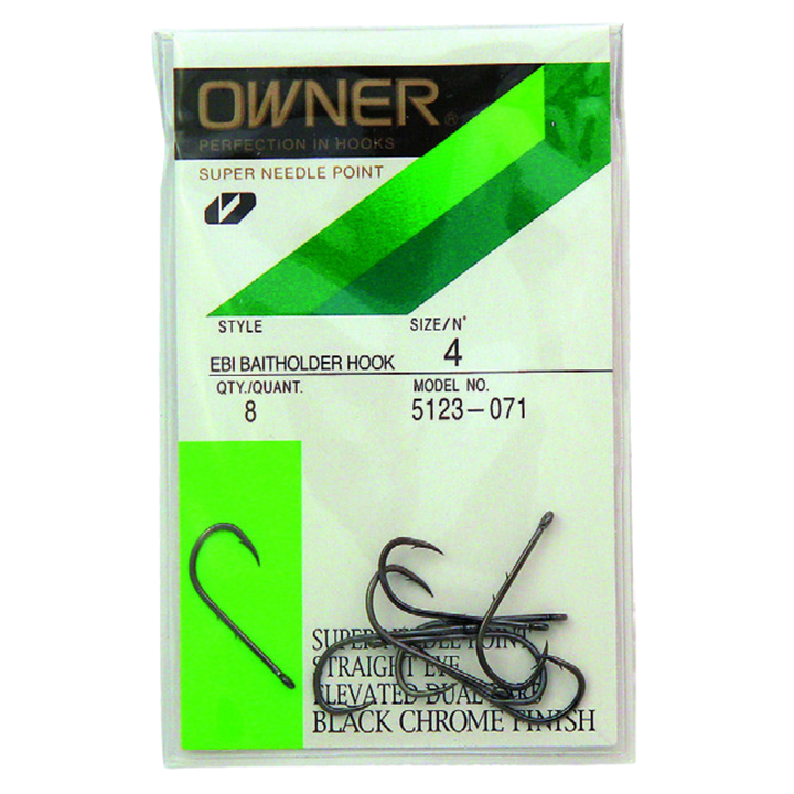 Owner 5123 Ebi Baitholder yksihaarakoukku