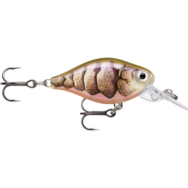 Rapala X-Light Crank Mid Runner Kelluva Vaappu 3,5cm 4g | Purple Prawn UV (PUPU)