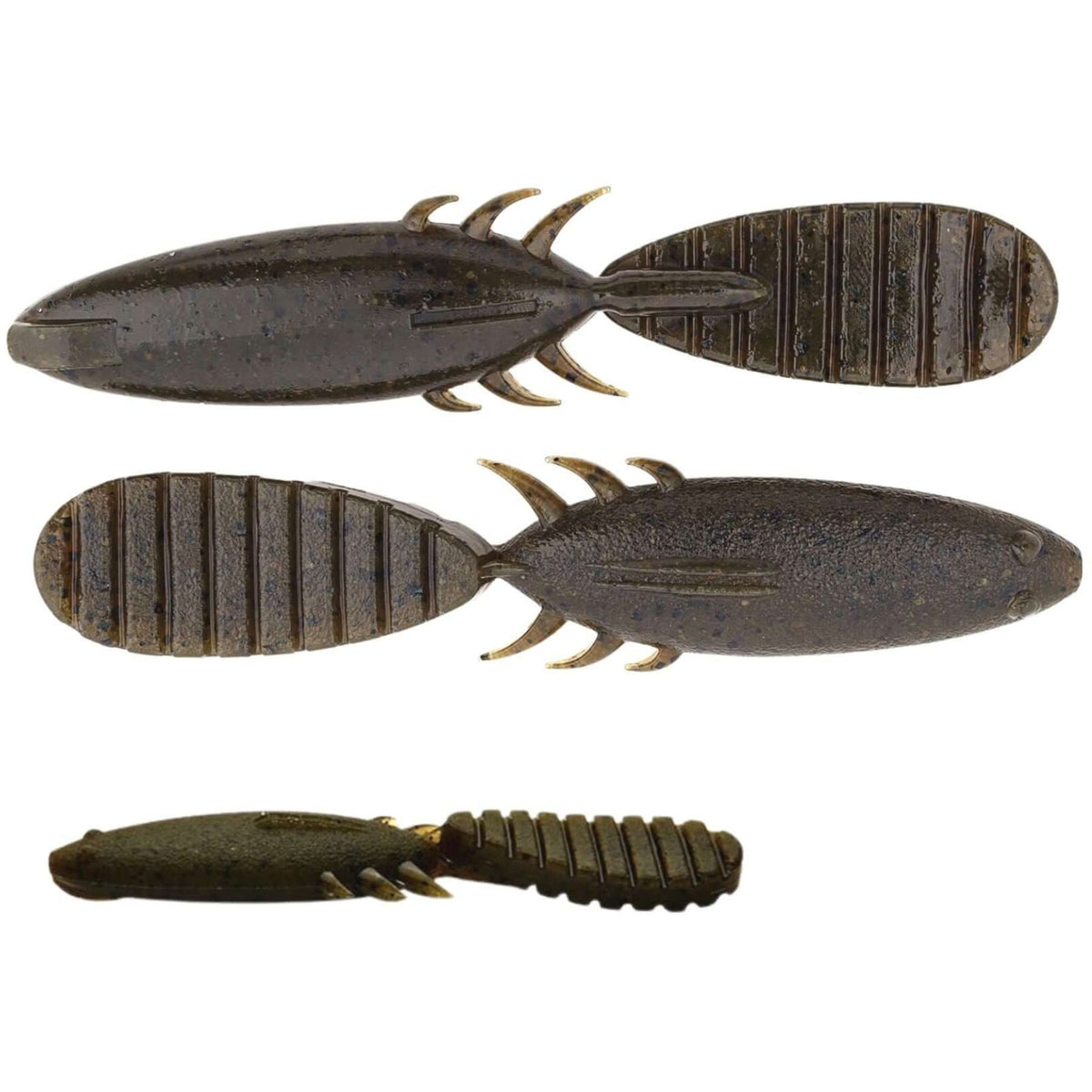 Keitech Paddlin' Beaver Jigi 3.5" 7kpl | Green Pumpkin PP.