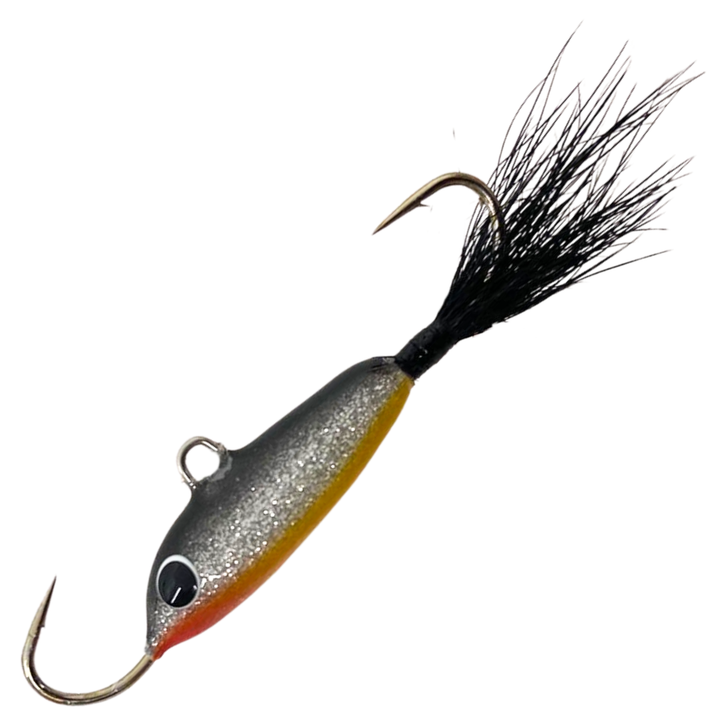 Pilkkipaja Nappula Karvapyrstö tasapaino 21mm 5g | Keltamahainen hilemuikku