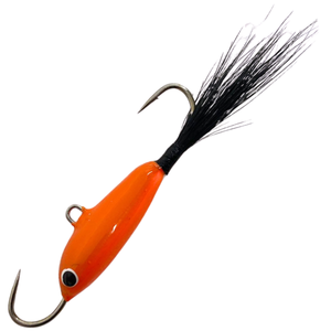 Pilkkipaja Nappula Karvapyrstö tasapaino 21mm 5g | Oranssi-Oranssi