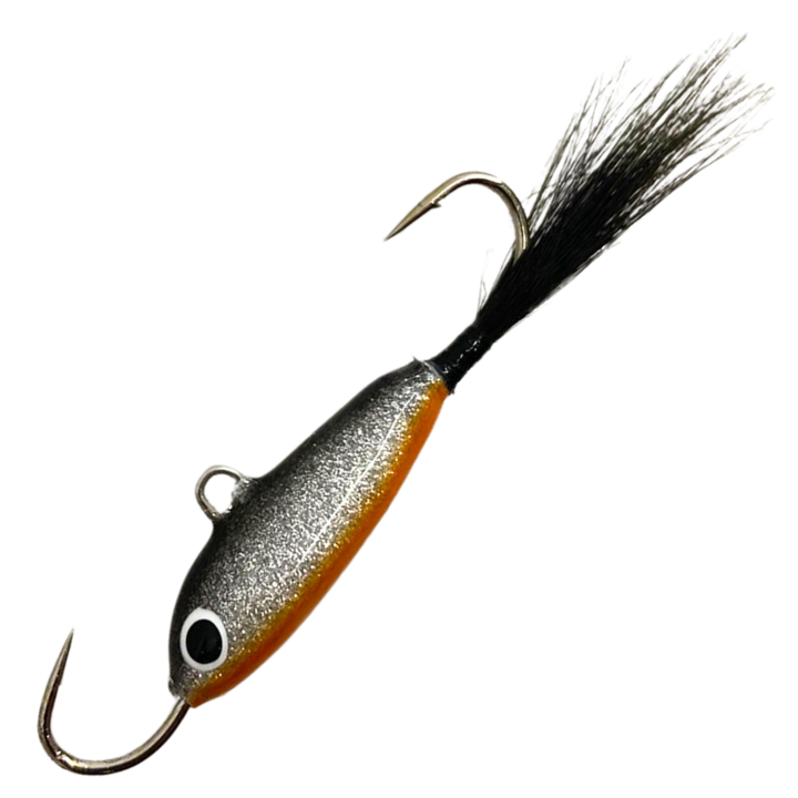 Pilkkipaja Nappula Karvapyrstö tasapaino 21mm 5g | Oranssimahainen hilemuikku