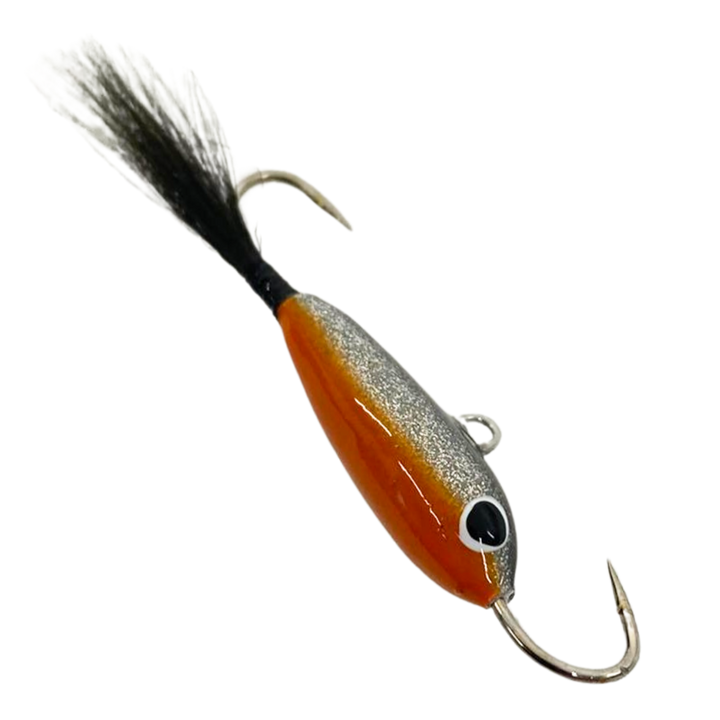 Pilkkipaja Nappula Karvapyrstö tasapaino 21mm 5g | Oranssimahainen hilemuikku